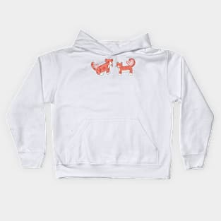 Heart Dog and Cat Kids Hoodie